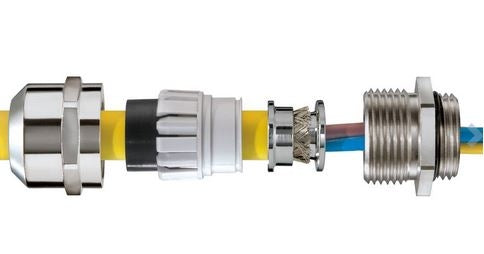 Cable Gland 32mm Metal Compression EMC Cone IP68