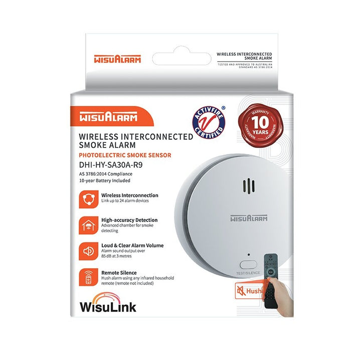Smoke Alarm Wireless 10-year Battery