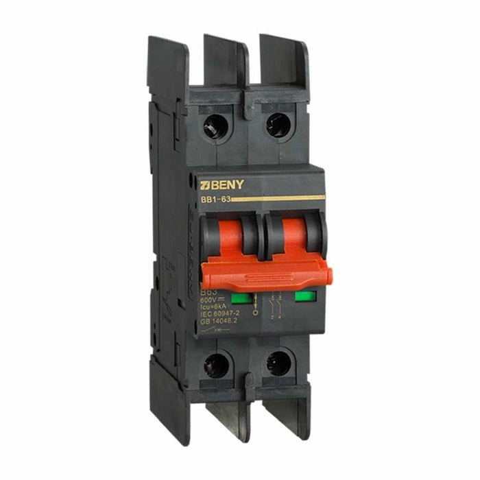 MCB PV 2P 25A 500V DC 6kA Type B
