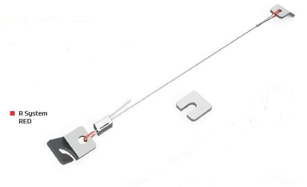 IEEE Seismic Restraint Kit 2x Bracket & Clips 45Deg 2m Red