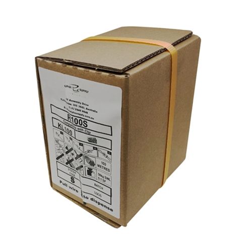 Wire S-Type 50kg Silver 100m Reel for Silver Rize Zip-Clip