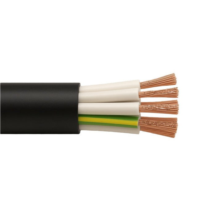 Cable 2.5mm 26c+E Hyperflex Rubber LSHF 110C 0.6/1kV Black