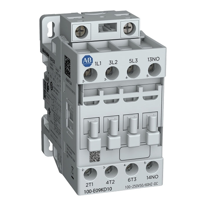 Contactor 9kW 3P 100-250V AC/DC 1 N/O Auxiliary