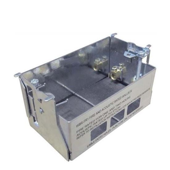 Flush Box Metal Fire Certified and Acoustic rated