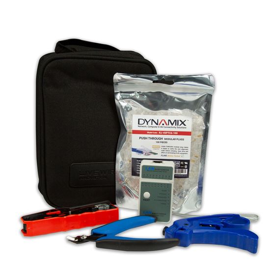 Cat6 UTP Push Through Plug Termination Kit