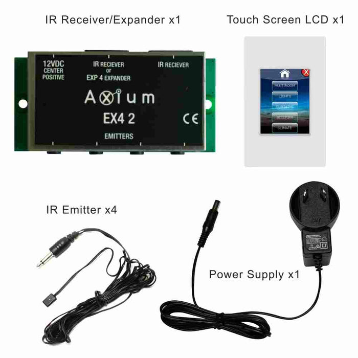 Boardroom Control Kit KPC-N1 & EX421 & PSU 4 x SIR1 Emitter