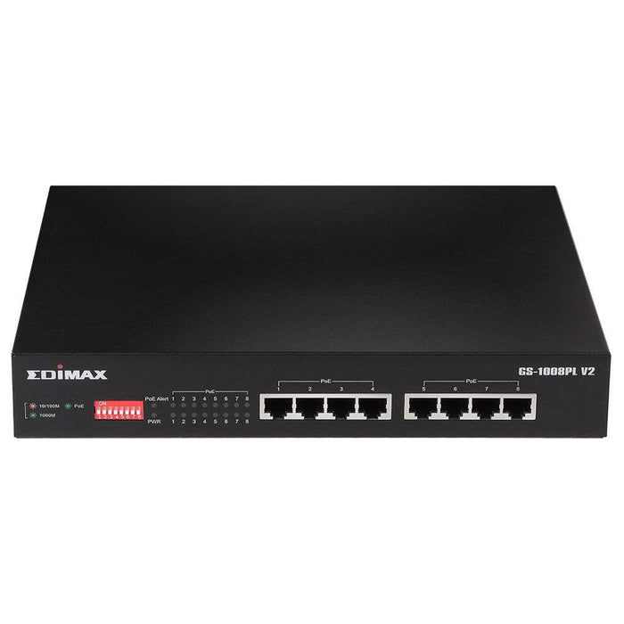 Edimax Ehternet Switch PoE 8Port Gigabit Long Range Unmanage