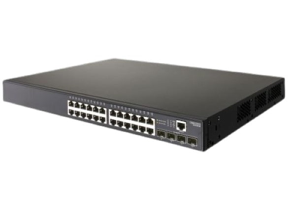 Ethernet Sw L2+ 24x Ge PoE + 4x Ge SFP