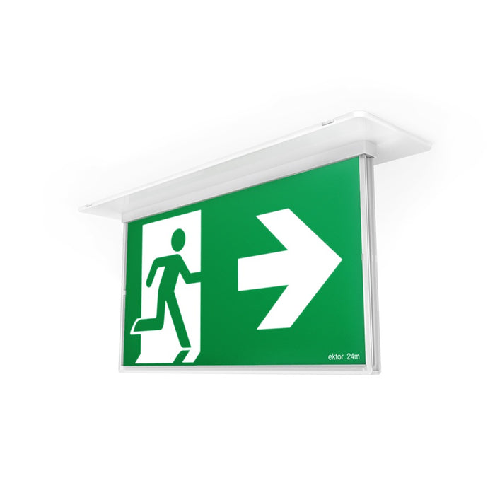 Razor Edgelite 24m Emergency Exit Recessed Lynk Dali