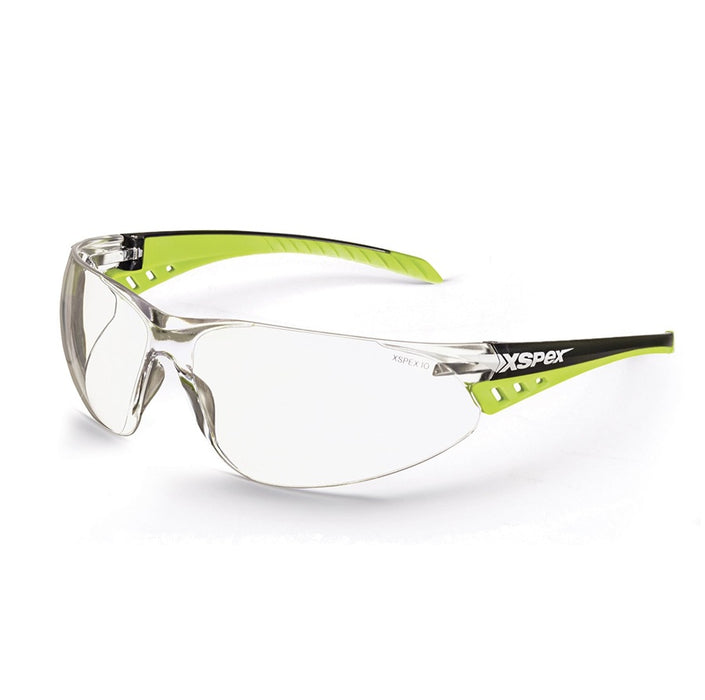 XSpec Safety Glasses Wraparound UV Anti-Fog Clear