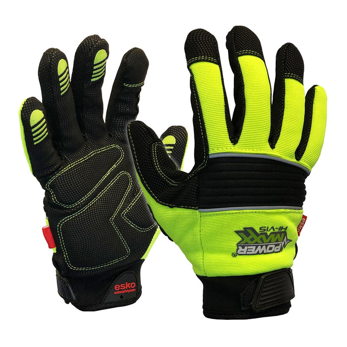 Powermaxx Mechanics Glove Hi-Vis XLarge Size 10