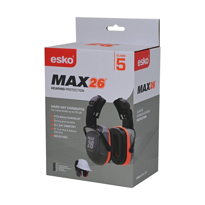 Max26 Earmuff Hard Hat 26dB Class 5