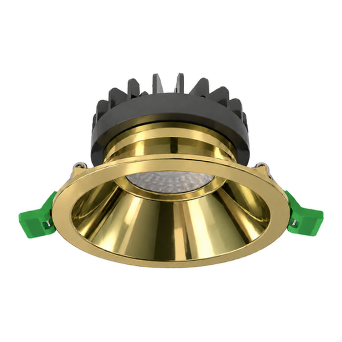 Allure 2000 Downlight 8w 90mm 60D CCT Low Glare Gold
