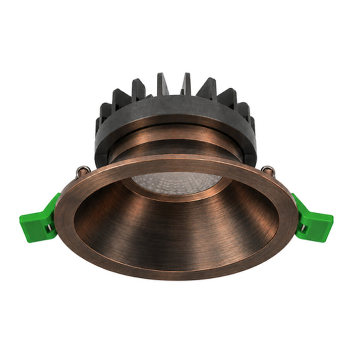 Allure 2000 Downlight 8w 90mm 60D CCT Low Glare Br Copper