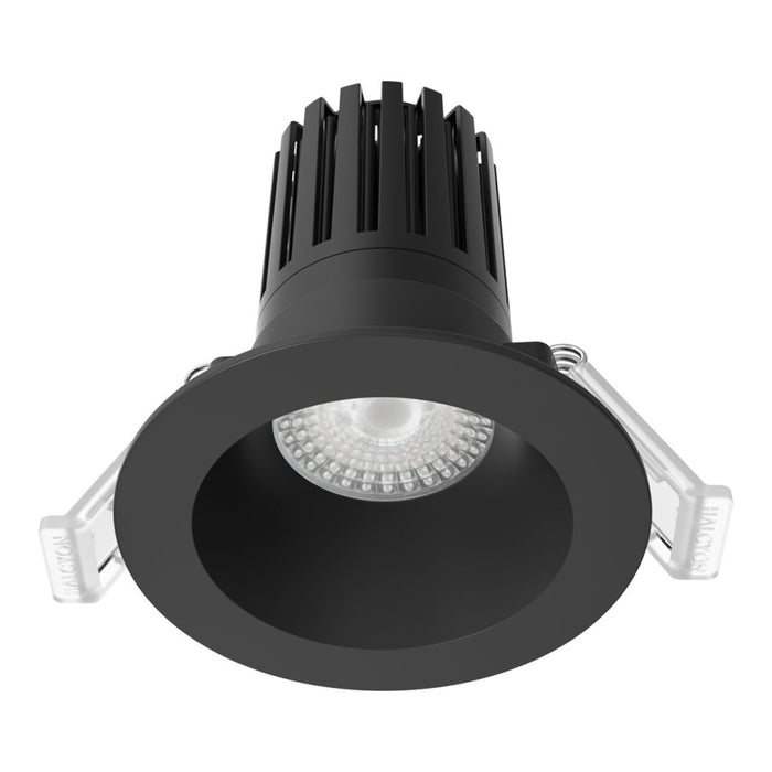 Downlight Kit Round 9.5w 2700k IC-F/IC-4 Dim Black V2