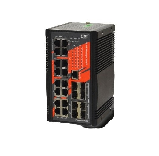 Union Ethernet Sw PoE Managed 16P Gb 8x Gbesfp 8x PoE