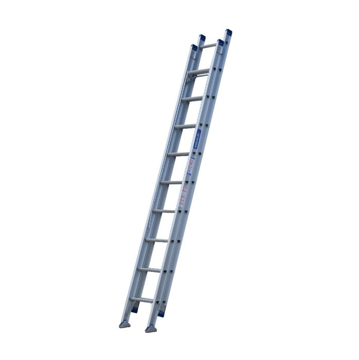 Pro Ext Ladder 3.2m-5.3m 180kg Swivel Feet