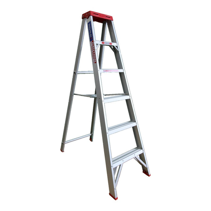 Tradesman Step Ladder Sgl Sided Aluminium 1.8m 135kg