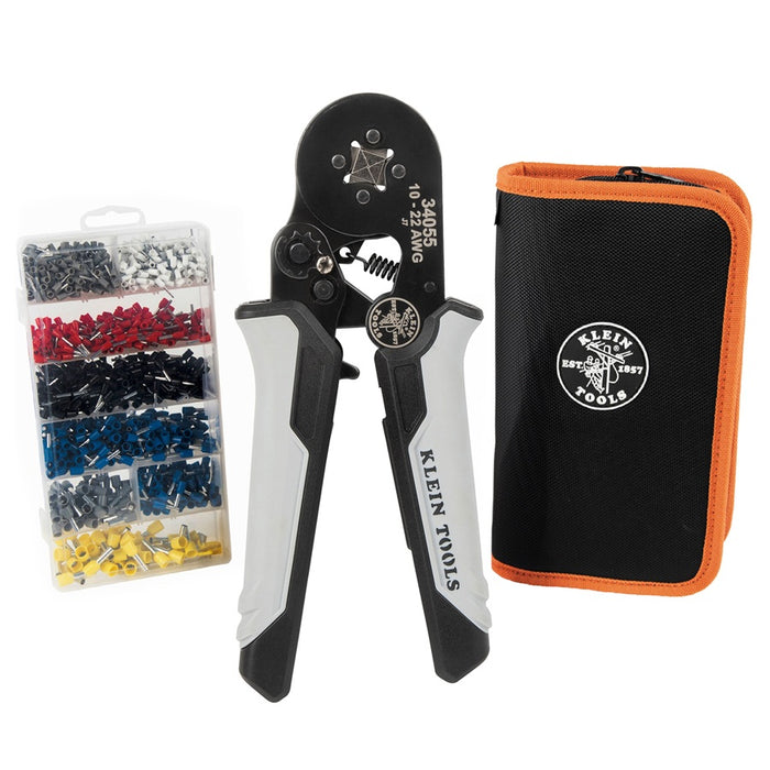 Ratchet Crimper Square for Bootlace Ferrules 1200pc Set