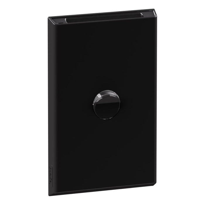 Inspyra Coverplate for Single Sw w/Label Holder Gloss Black