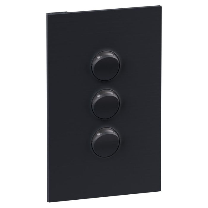Inspyra Switch Triple Vertical 10A/10AX Matte Grey