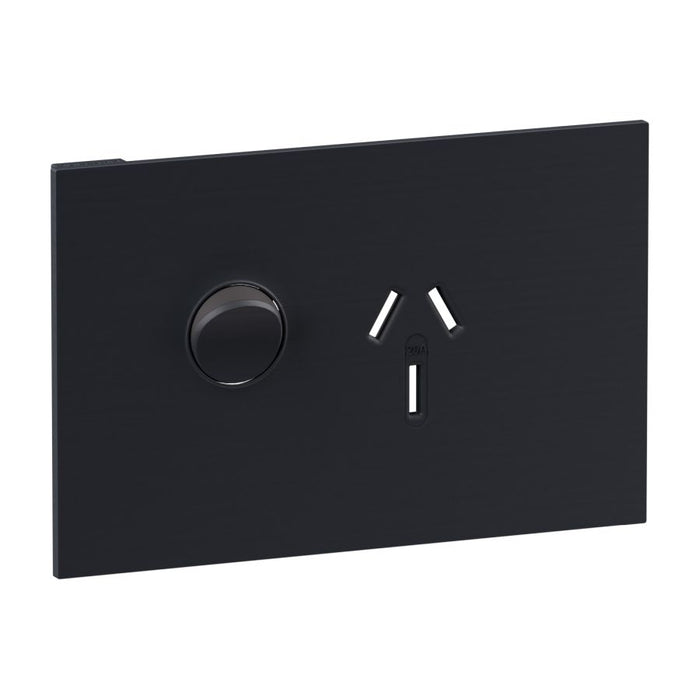 Inspyra Coverplate for Sw Socket Sgl 20A Horiz Matte Grey