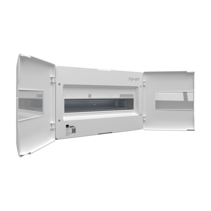 MOD6+ Lightning Switchboard 08-Way Surface Transparent Door