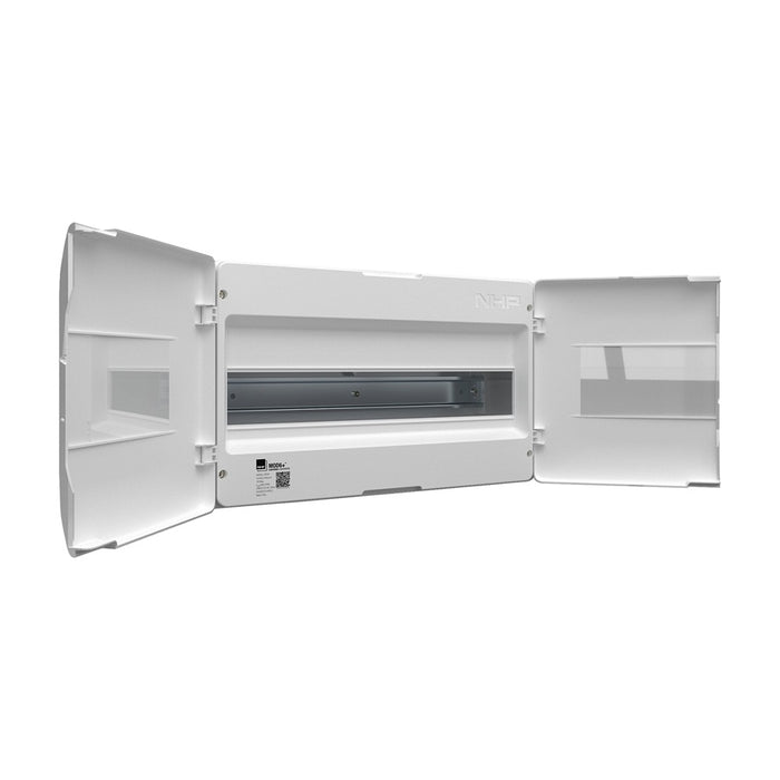 MOD6+ Lightning Switchboard 12-Way Flush Transparent Door
