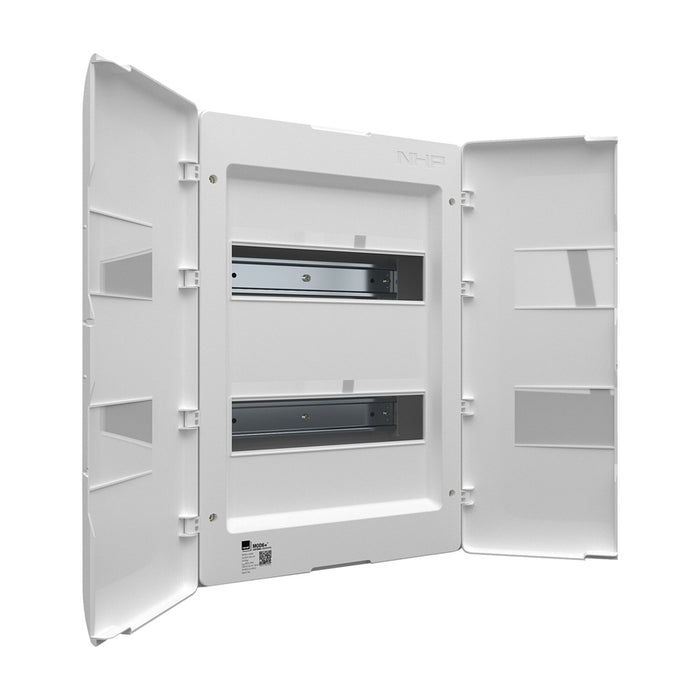 MOD6+ Lightning Switchboard 24-Way Surface White Door
