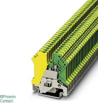 USLKG 3 Terminal Earth 1.5mm Green-Yellow