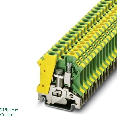 USLKG 6N Terminal Earth 6mm Green-Yellow
