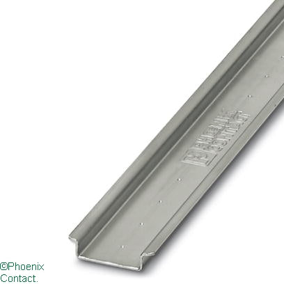 NS 35/7 Din Terminal Rail Plain 2m