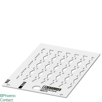 US-WMTB (29X8) Cable Marker Card White For Cable dia 13mm