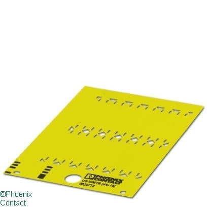 US-WMTB 44X15 Cable Marker Card Yellow