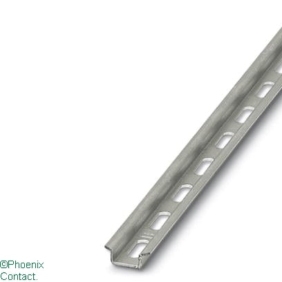 NS 15 Din Terminal Rail Punched 2m