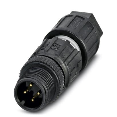 SACC-M12MS-4QO-0.34 Plug Male 4Pin M12 Quickon-One