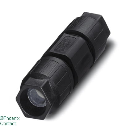 Q 1.5/4IDC/24-24KU-KU Bk Connector 4P Quickon Inline