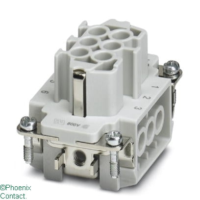 HC-B 6-I-UT-F Female Insert 6Way Screw Connect