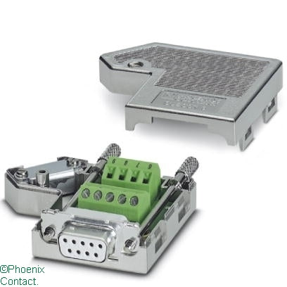 Subcon 9/F-SH D-Sub Connector 9 Pin Female Universal