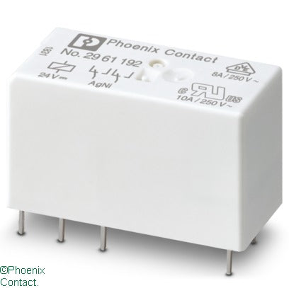 REL-MR-24DC/21-21AU Relay 2Pole 2PDT 24VDC Silver