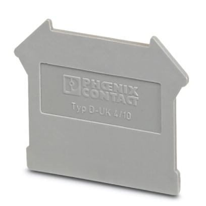 D-UK 4/10 End Plate for UK3N/UK5N/UK6N/UK10N