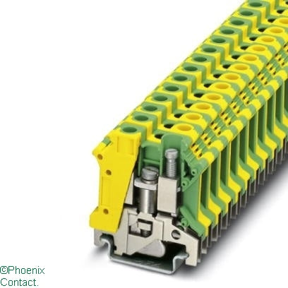 USLKG 10N Terminal Earth 10mm Green-Yellow