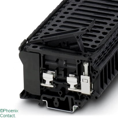 UK 6.3HESI Fuse Terminal 6 x 32mm Blk