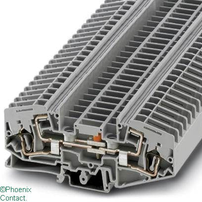 SRTK 6 Test Disconnect Terminal 6mm Spring-cage Grey