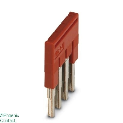 FBS 4-5 Bridge Plug In 4Pos Red for ST2.5 PT2.5 UT2.5