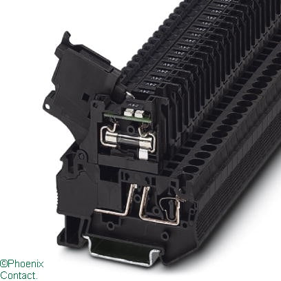 ST 4-HESILED 24 (5X20) Fuse Terminal 4mm 5 x 20 mm LED 24VDC