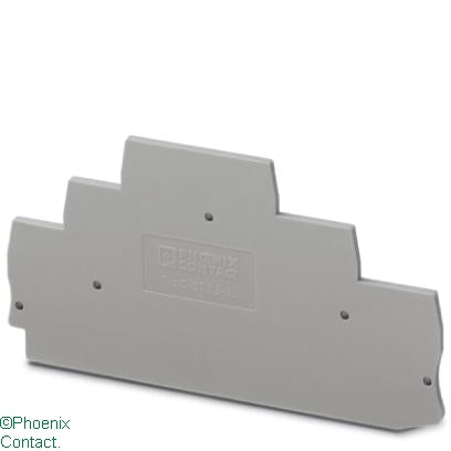 D-ST 2.5-3L End Plate for ST2.5 3L Grey