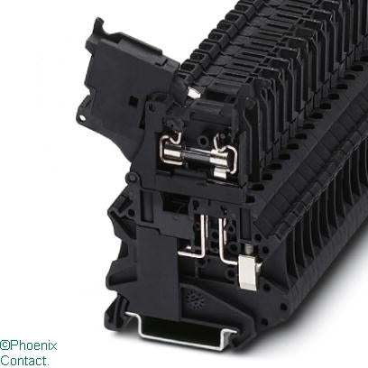 UT 4-HESI (5X20) Fuse Terminal 4mm 6.3A 5 x 20