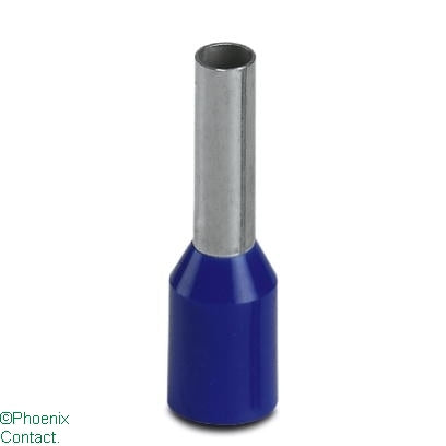 Ferrule 2.5mm Blue Insulated (Pkt100)
