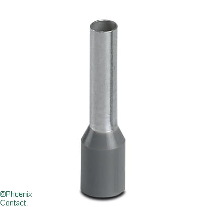 Ferrule 4mm Grey Insulated (Pkt100)